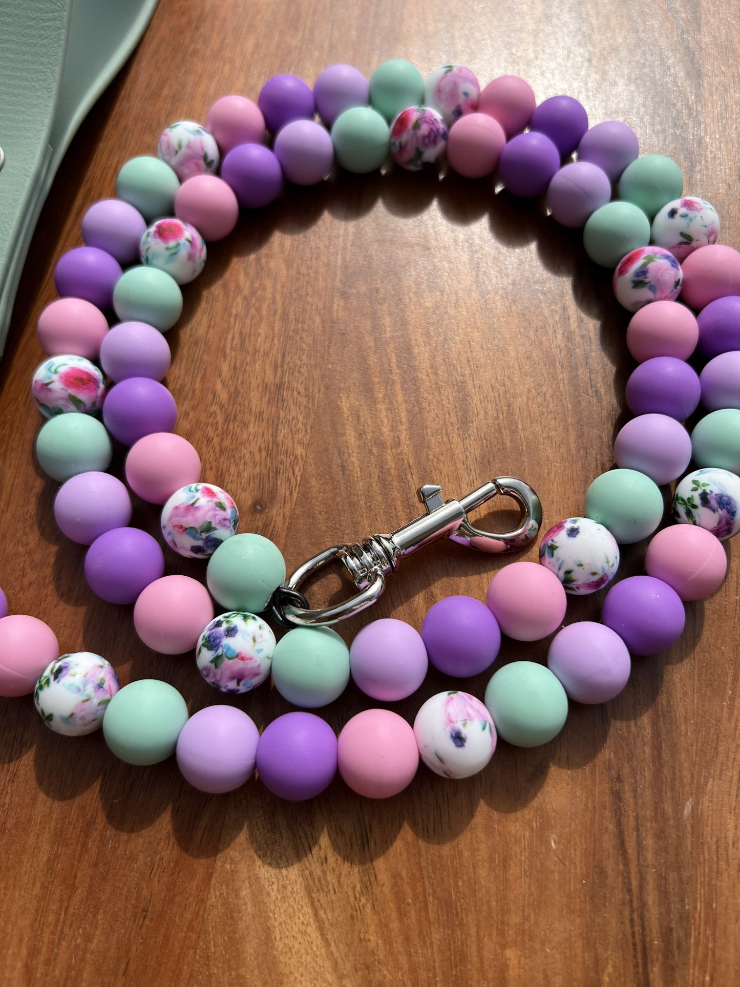 4' Signature Beaded Dog Leash - Meadow