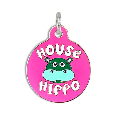 QR ID Tag - House Hippo