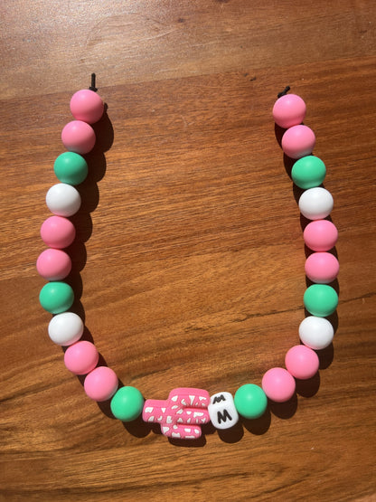 Cactus Cutie Beaded Dog Collar Necklace