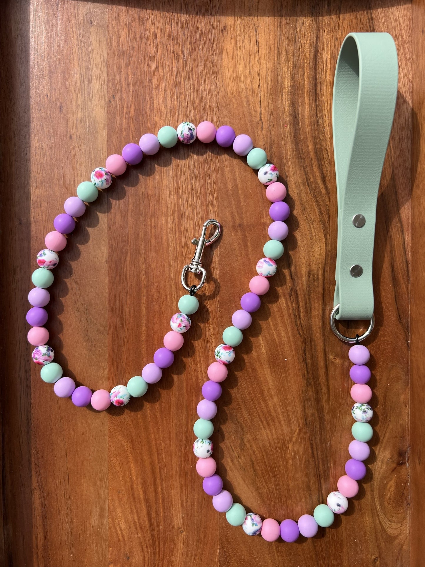 4' Signature Beaded Dog Leash - Meadow