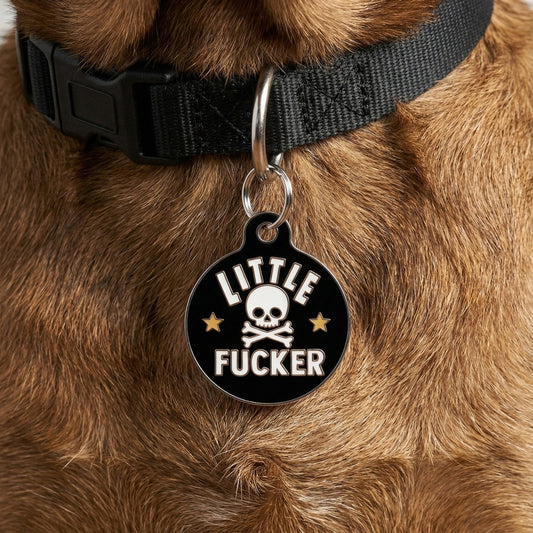 QR ID Tag - Little Fucker