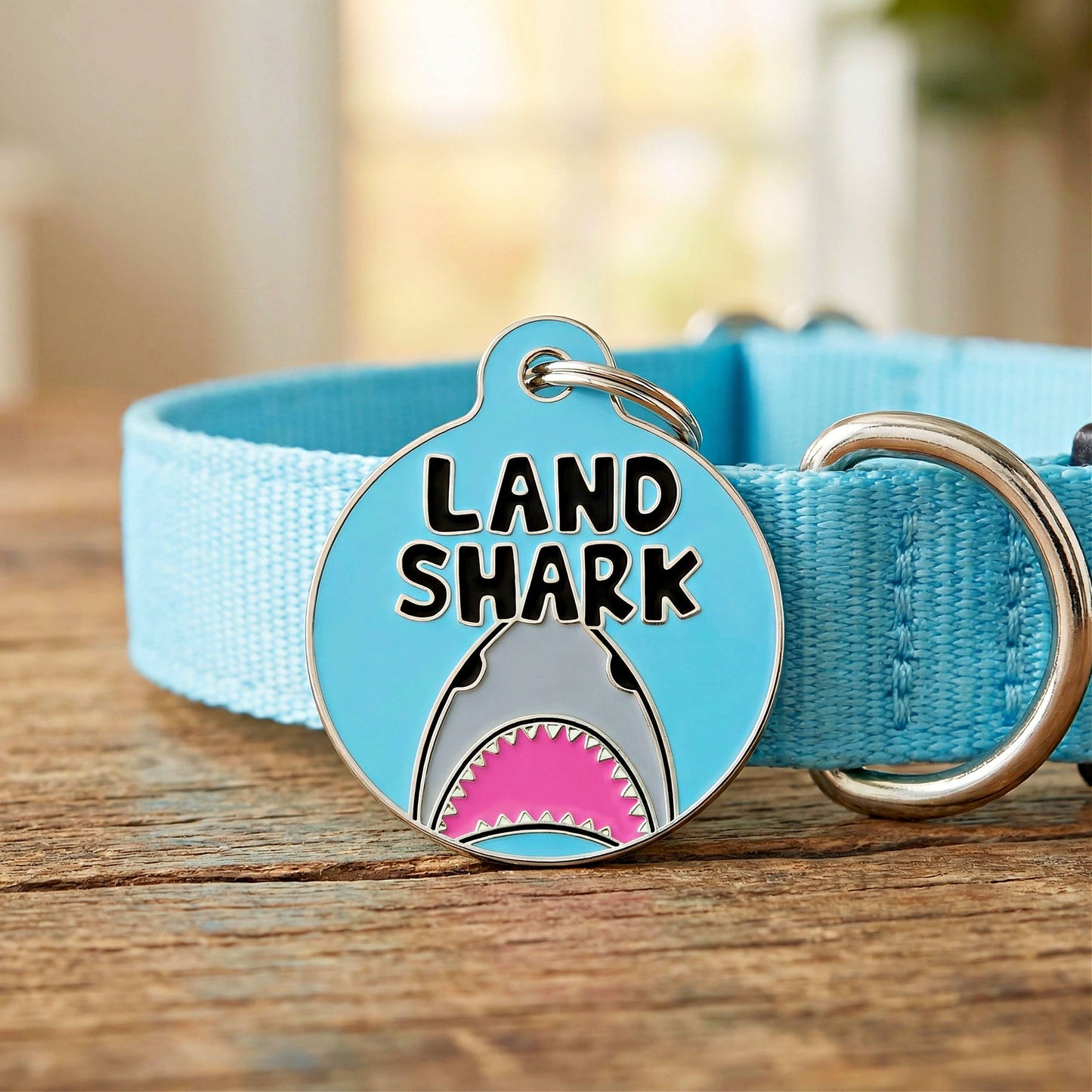 QR ID Tag - Land Shark