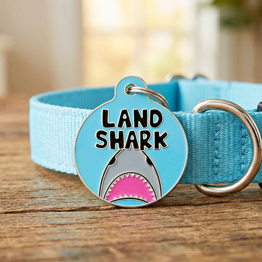 QR ID Tag - Land Shark