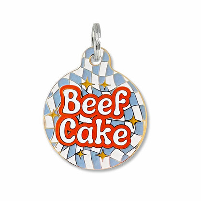 QR ID Tag - Beef Cake