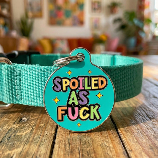 QR ID Tag - Spoiled As Fuck